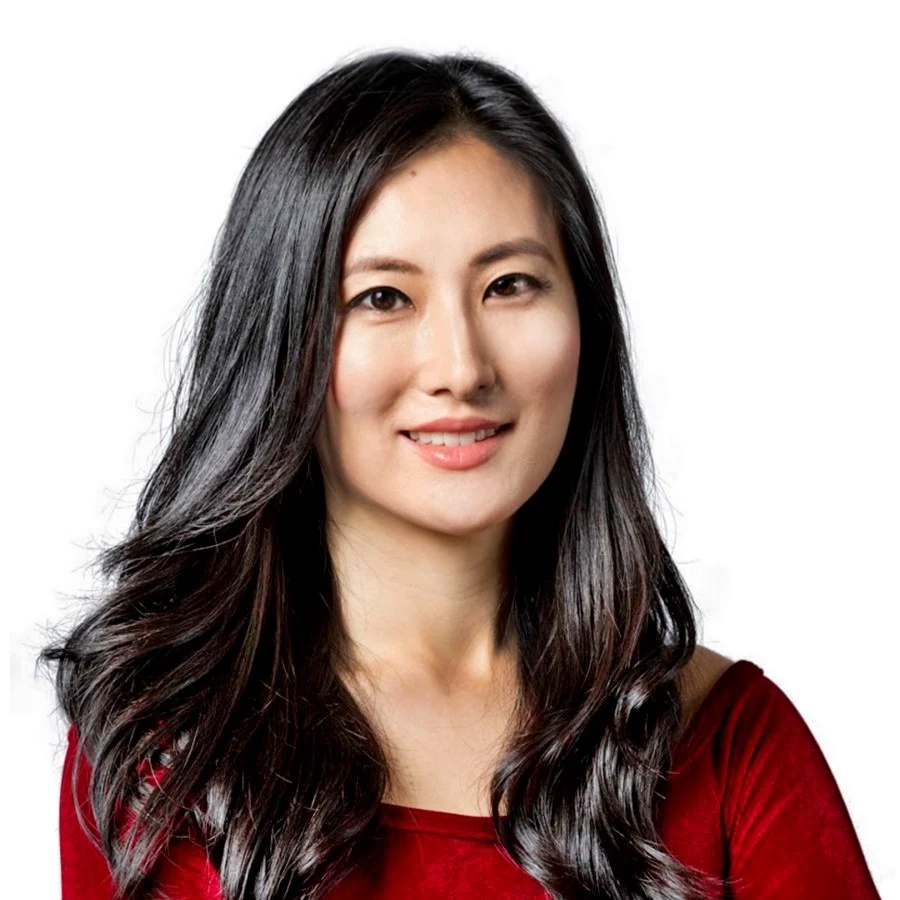 woman smiling